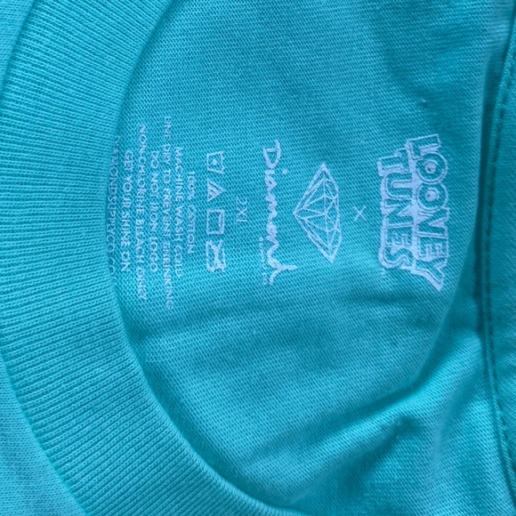 Diamond Supply X Looney Tunes XXL Teal Blue Tee BNWT - Picture 5 of 7